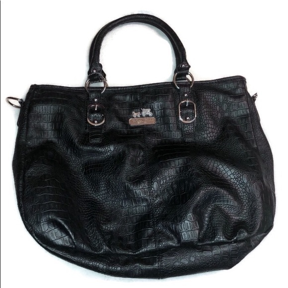 Coach Handbags - Snakeskin coach bag